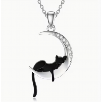 Collar de gato negro